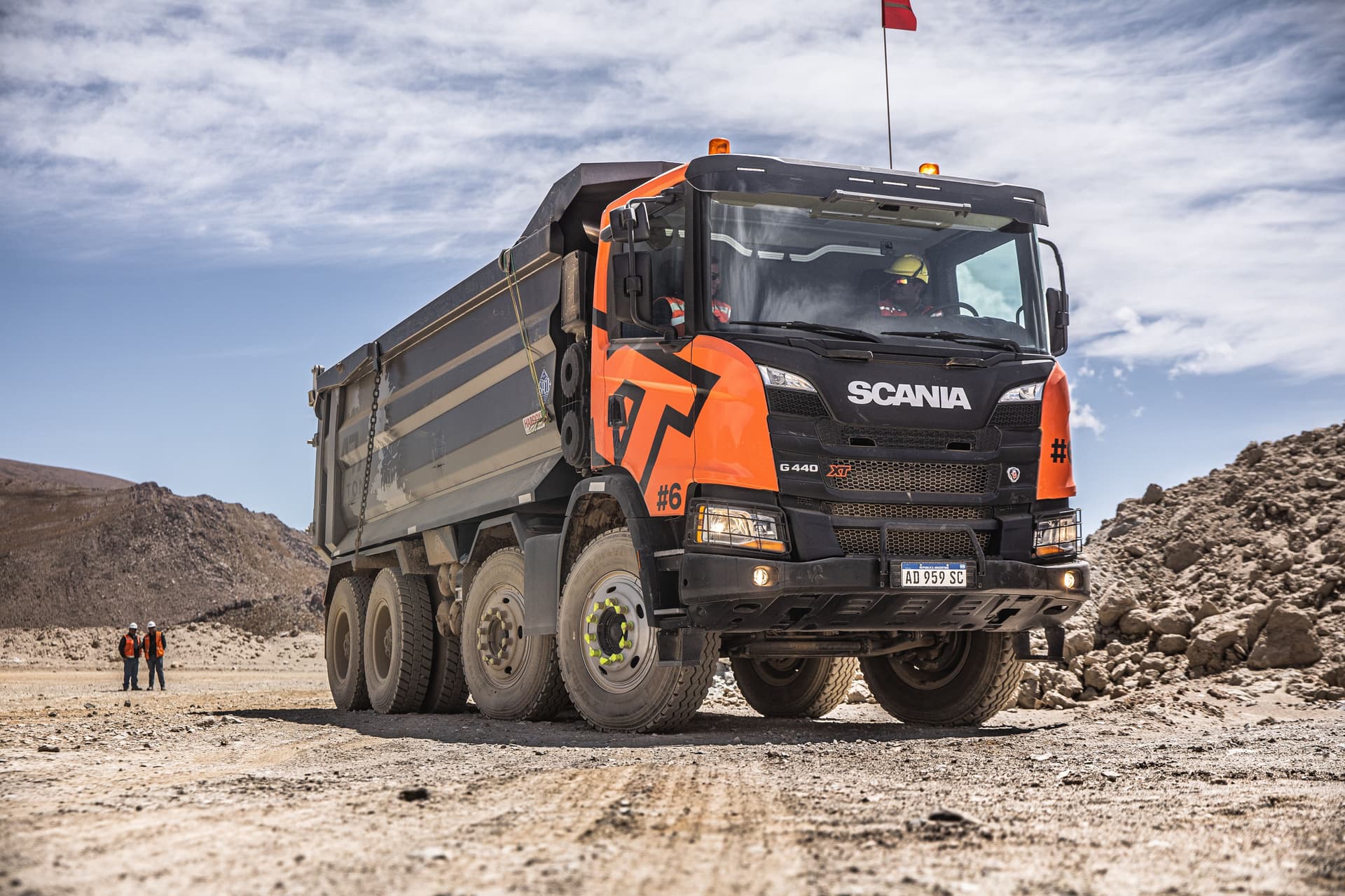 Camiones autónomos Scania para minería