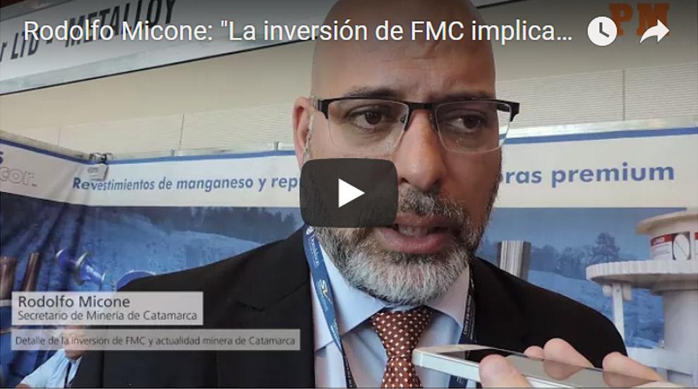 VIDEO | Rodolfo Micone: «La inversión de FMC implica el posicionamiento de Catamarca y más trabajo local»