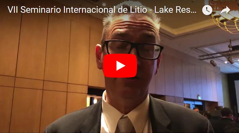 VIDEO | Steve Promnitz (Managing Director de Lake Resources N.L.)