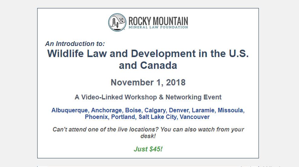 Imagen ilustrativa para el artículo: Wildlife Law and Development in the U.S. and Canada