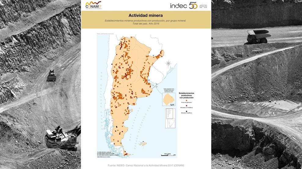 Se conocieron los resultados del Censo Nacional Minero: la industria vuelve a contar con estadísticas oficiales