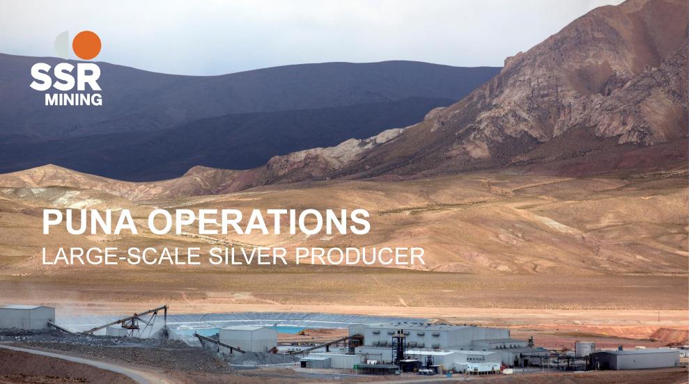 Puna Operations informó la producción de 0,7 millones de onzas de plata y 3,2 millones de libras de zinc