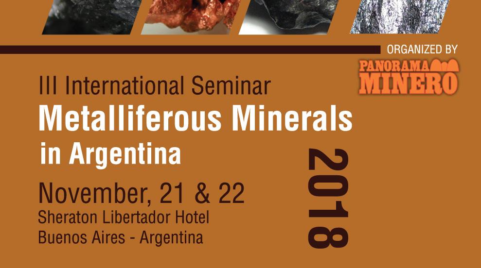 III International Seminar Metallic Minerals in the Argentine Republic