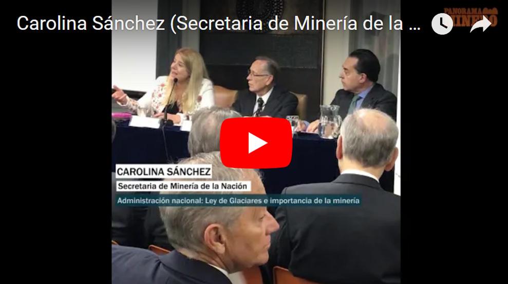 VIDEO | Carolina Sánchez: «Tenemos que proteger los glaciares pero también desarrollar la actividad productiva»