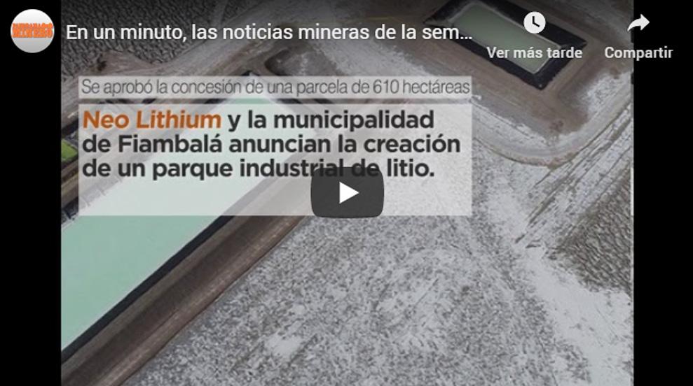 #MineríaEnUnMinuto | Lo que está pasando en la minería argentina