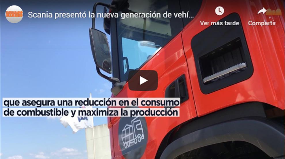 Scania presentó la nueva generación de vehículos completos en Buenos Aires