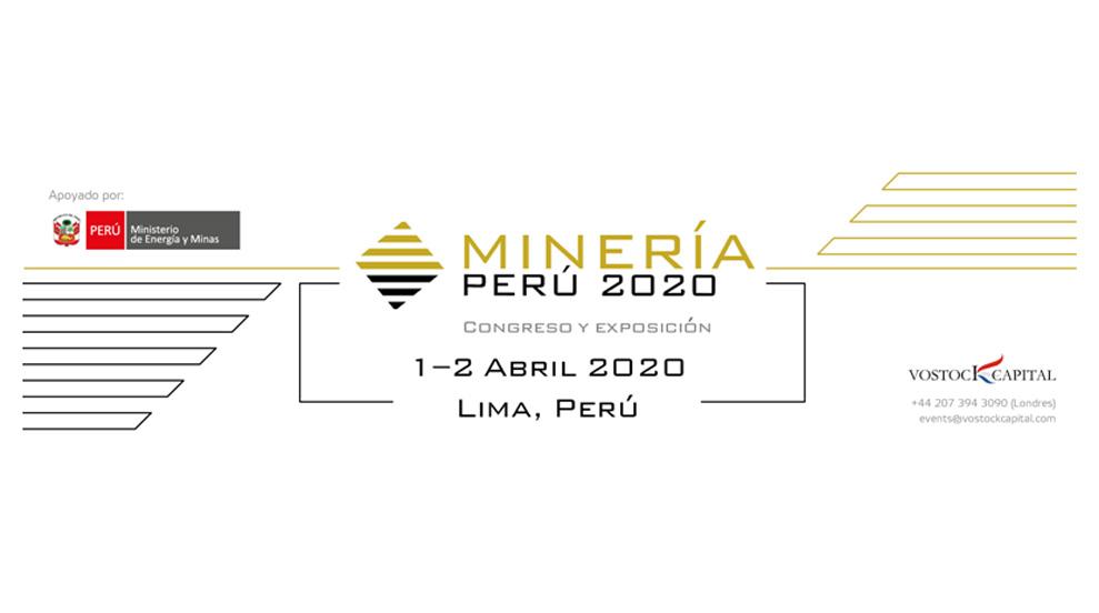 El congreso “Minería Perú 2020” reúne a más de 300 empresas mineras clave, autoridades reguladoras, gobierno, proveedores de tecnología y equipos, así como inversores de América Latina, Estados Unidos, Canadá y Europa.