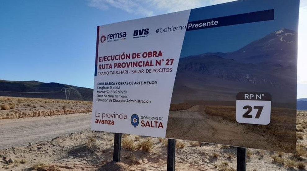 Salta: avances en materia de infraestructura de caminos para la Puna