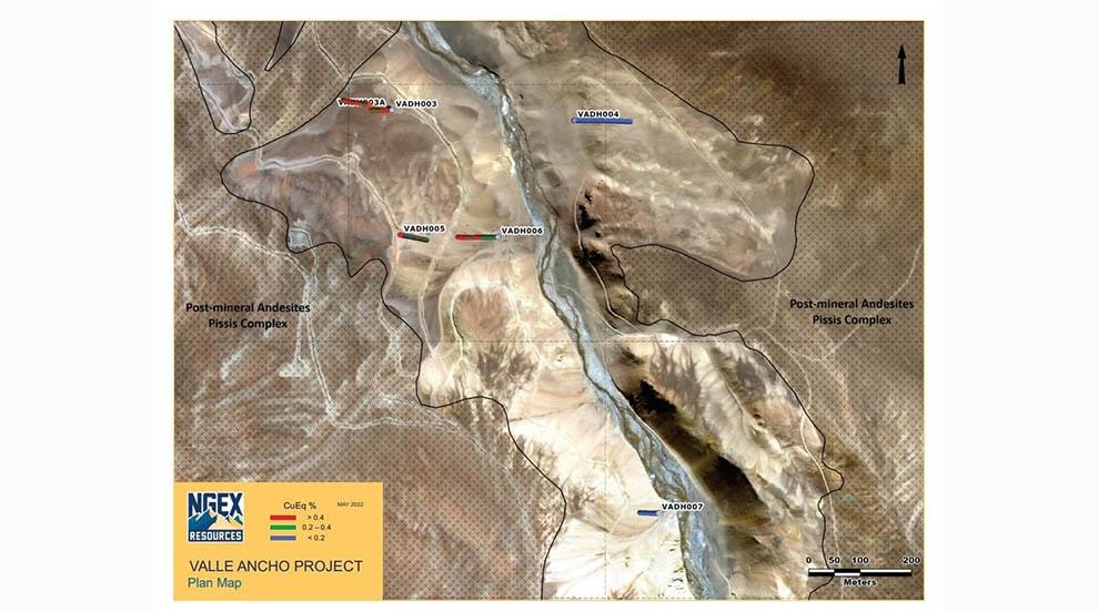 Catamarca: NGEx Minerals descubre un nuevo sistema de cobre y oro en el proyecto Valle Ancho