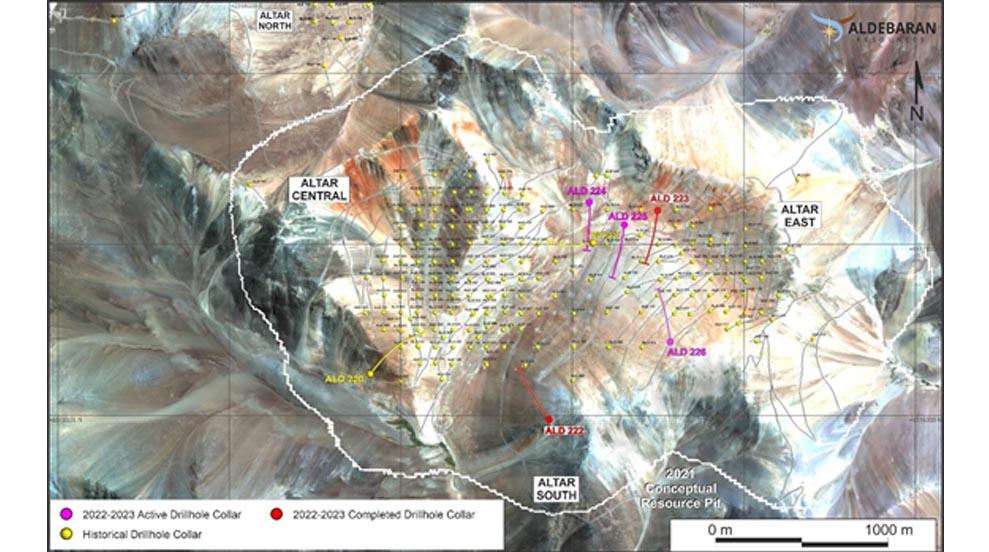 Imagen ilustrativa para el artículo: Aldebaran brinda actualización sobre el programa de perforación en Altar