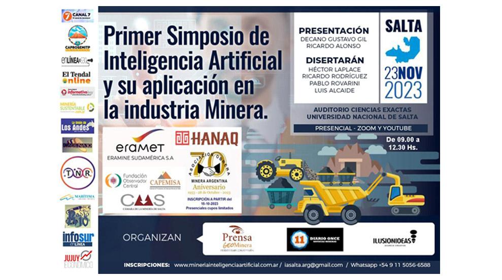 Salta: Primer Simposio de Inteligencia Artificial aplicada a la Industria Minera