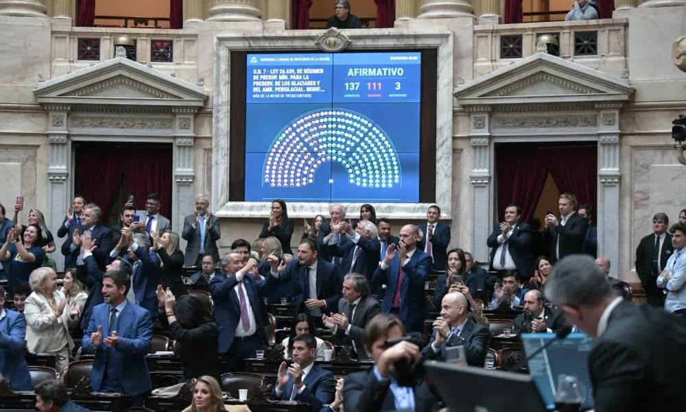 Imagen ilustrativa para la noticia: Diputados aprueba la reforma de la Ley de Glaciares y abre una nueva etapa para la minería argentina | Panorama Minero