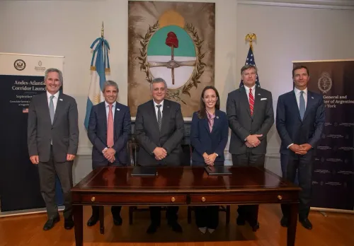 Imagen ilustrativa para la noticia: EE.UU. y Argentina lanzan el Corredor Andes-Atlántico, con inversiones de hasta US$7.000 millones para 2027