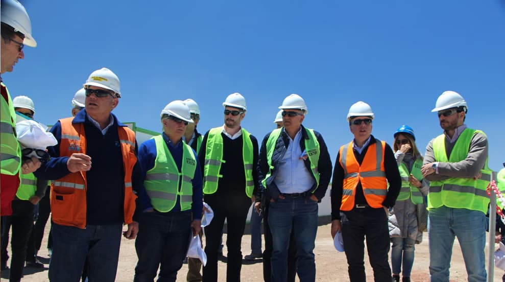 Marcos Peña y Gerardo Morales visitaron Minera EXAR