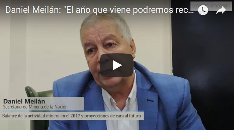 Imagen ilustrativa para la noticia: VIDEO | Daniel Meilán: «El año que viene podremos recibir la mayoría de las inversiones mineras» | Panorama Minero