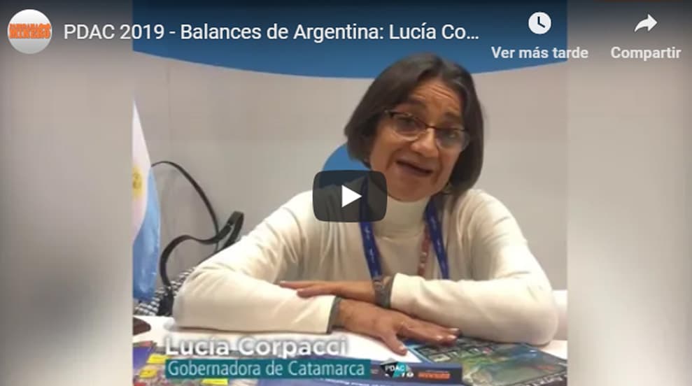 Imagen ilustrativa para la noticia: “Catamarca se va posicionando año tras año en PDAC” (Dra. Lucía Corpacci, Gobernadora de Catamarca – PDAC 2019) | Panorama Minero