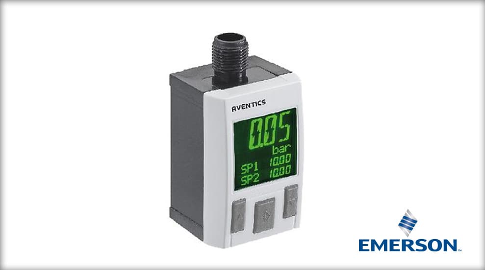 Emerson: El sensor de presión permite la monitorización de la condición para reducir costosas pérdidas en el sistema neumático