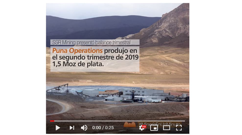 Imagen ilustrativa para la noticia: #MineríaEnUnMinuto. En un minuto, las noticias mineras de la semana