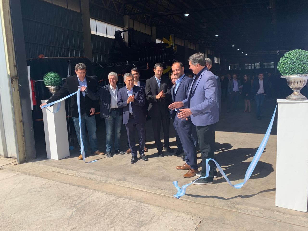 Imagen ilustrativa para la noticia: Argpex inauguró la primera fábrica en Argentina de tuberías de polietileno reticulado