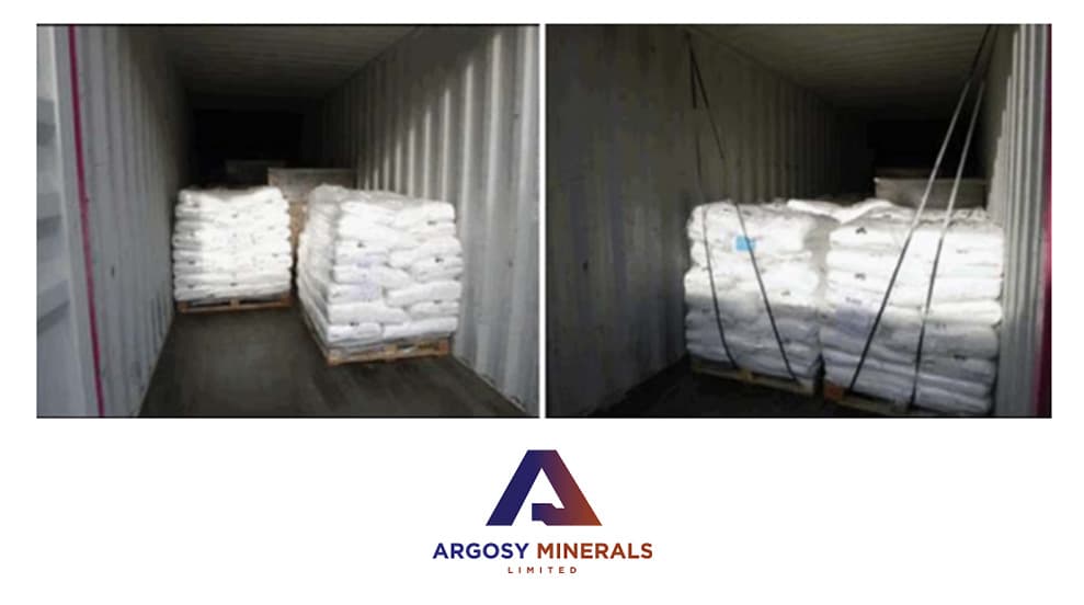 Proyecto Rincón: Argosy Minerals efectúa primer embarque de litio de alta calidad